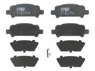 Купить GDB3223 TRW Тормозные колодки задние Форестер (2.0, 2.5) с звуковым предупреждением износа